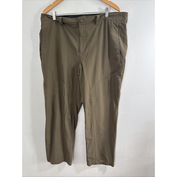 The North Face Pants‎ Mens 40 Tan Hiking Outdoor Gorpcore Cabincore Climbing - Picture 1 of 10